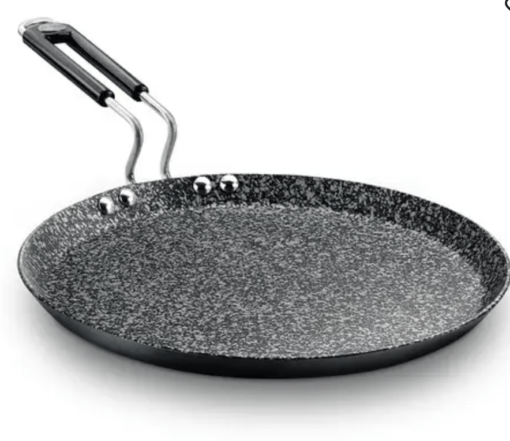 Prestige Durastone Hard Anodised 6 Layer Non-Stick Omni Tawa, (Black) 29cm